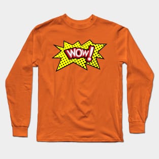 Wow! Onomatopoeia Long Sleeve T-Shirt